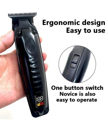 Professional Cordless Hair Clippers - 0mm Head Zero Gap Carving Electric Scissors for Hair Cutting - Buy Online on GoSupps.com