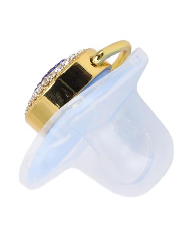 Shop Gientan Heart-Shaped Baby Pacifier with Rhinestones | Soft & Light Newborn Pacifier (Blue) - International Shipping Available - Buy Online on GoSupps.com