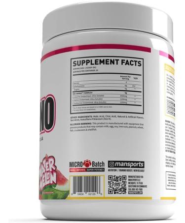 Man Sports ISO Amino - Watermelon BCAA Powder 270g | Vegetarian 2:1:1 Ratio | Natural Lean Muscle & Fat Burning Supplement - Buy Online on GoSupps.com