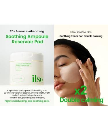 ILSO Heartleaf Tendersome Double Calming Pad Sensitive Skin Soother - Buy Online on GoSupps.com