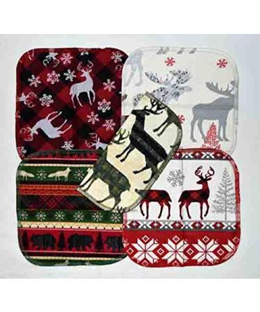 Little Wipes (R) Flannel 2 Ply Winter Napkins 8x8 inches 5 Pack - Cozy Lodging Set - Buy Online on GoSupps.com