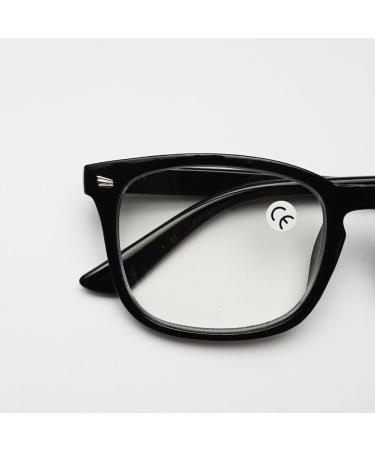 Vevesmundo Blue Light Filter Multifocal Reading Glasses for Men & Women - Progressive Visual Aid +1.0 to +4.0 - Transparent Lens - Buy Online on GoSupps.com