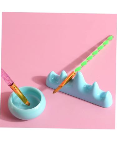minkissy 4 Sets Nail Art Brush Cup Nail Soak off Bowl Chinese Bask Plastic Sponge Manicure - Buy Online on GoSupps.com