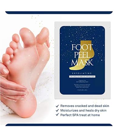 Aliceva One Step Foot Peel Mask - Exfoliating Callus Remover | 2 Pairs - Buy Online on GoSupps.com