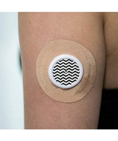 Diasticker | Freestyle Libre 2 Sensor Edging - Waterproof Flexible Support & Easy Change | Includes 10 Black Plasters - Buy Online on GoSupps.com