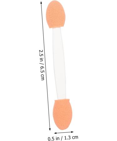 NOLITOY 200 pcs Professional Applicator Double-end Double-headed Tool Dual-sides Sponge Cosmetic Makeup 6.5x1.3cmx2pcs Whitex2pcs - Buy Online on GoSupps.com
