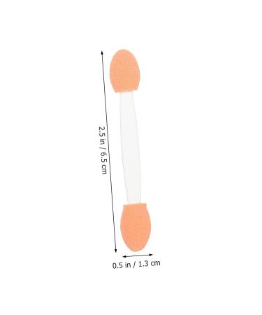 100pcs Double Ended Eyeshadow Brushes - Professional Portable Makeup Gadgets | 6.5x1.3cm | International Shipping - Buy Online on GoSupps.com