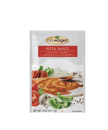 Mrs Wages Pizza Sauce Canning Mix 5 Ounce (Pack of 12) - Authentic Flavor, Easy to Use - Buy Online on GoSupps.com
