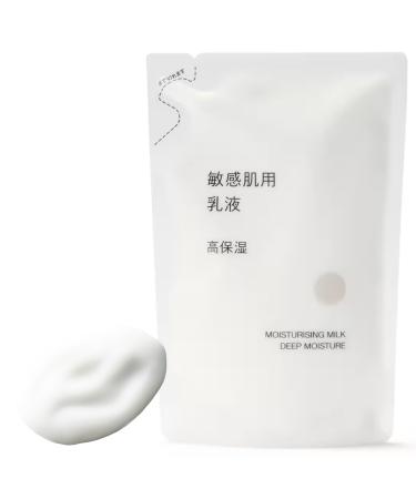 Moisturizing Milk Deep Moisture 200ml - Face Lotion for Sensitive Skin No Fragrance or Colors (Refill 180ml 6.08 Fl Oz (Pack of 1)) Refill 180ml 6.76 Fl Oz (Pack of 1)