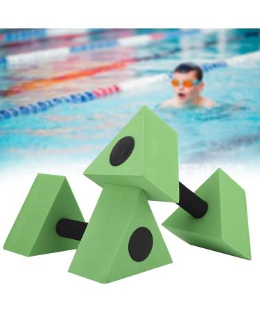 2PCS Water Dumbbells for Aquatic Exercise - Lightweight Triangle Shape Barbells for Water Aerobics & Swimming Fitness - Green EVA Foam Aquatic Fitness Equipment - Buy Online on GoSupps.com
