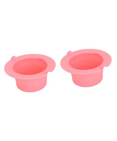Buy Pink Wax Warmer Bowl & Pot Set - 2 Pack Silicone for Home Use | International Shipping Available - Buy Online on GoSupps.com