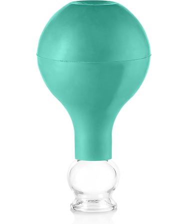 Pulox Cupping Glass Set of 5 - Real Glass Suction Cups (25mm 32mm 40mm 52mm 62mm) - Green | International Shipping Available - Buy Online on GoSupps.com