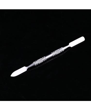 Stainless Steel Makeup Mixing Palette - Rec Shape Plate with Spatula for Nail Art & Cosmetic Blending - Buy Online on GoSupps.com
