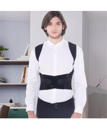 DFHBFG Adult Men and Women Back Correction Correction with Shoulder Correction Belt Adult Correction Belt(Medium) Medium D