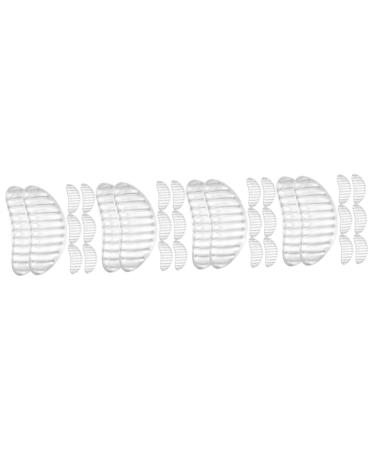 FOMIYES 16 Pairs Striped Arch Pads Foot Arch Gel Support Pad Holder Feet Pads Nonslip Support Pad Plantar is Unusual Foot Arch Supporter Mat Plug-in Man Sole of Foot