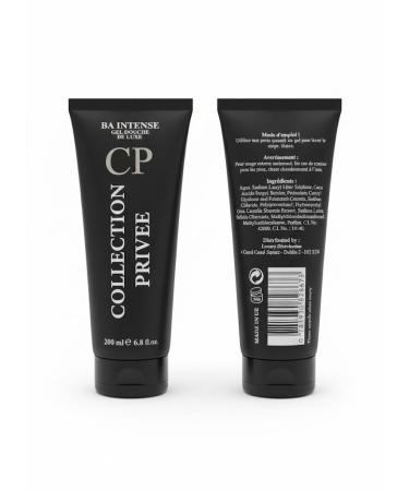 G n rique BA INTENSE 3-in-1 Men's Shower Gel for Body Face & Hair | Ultra-Concentrated Formula | Long-Lasting Masculine Fragrance | 250ml (Pack of 1)