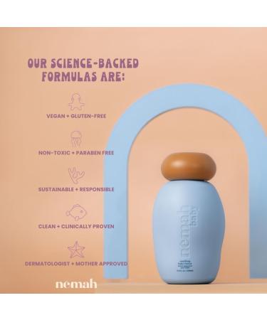 Nemah Soothing Baby Lotion | Organic Vegan Lotion for Sensitive Skin with Chamomile Jojoba Oil & Aloe Vera | 9.8 fl. oz - Buy Online on GoSupps.com