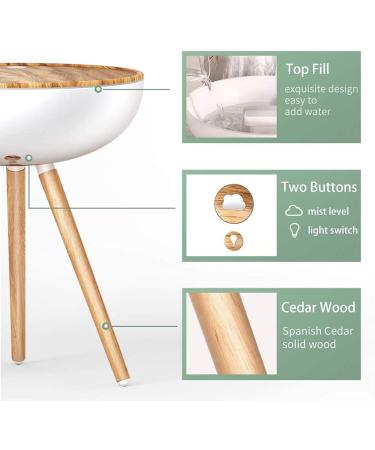 Large Room Essential Oil Diffuser - Big Wood Diffuser and Humidifier, Easy Fill BPA Free Design - Buy Online on GoSupps.com