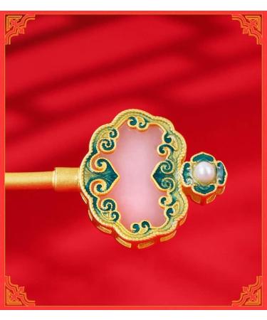 HangErFeng Silver Hairpin Hanfu Accessories Hairstick With RuYi 613 - Buy Online on GoSupps.com