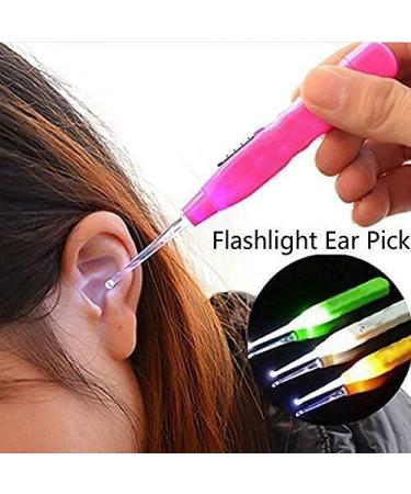 LED Flashlight Earpick for Gentle Ear Wax Removal - Ear Cleaning Tool for Kids & Adults - Buy Online on GoSupps.com
