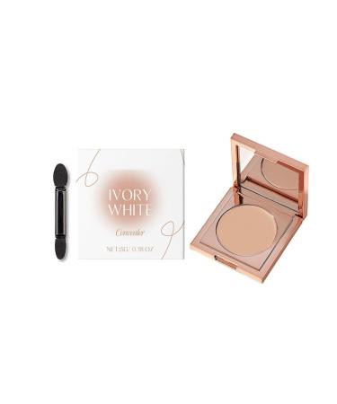 Colored Clay Undereye Corrector, Colored Clay CC Undereye Corrector, Color Corrector for Dark Circles, Under Eye Brightener, Waterproof and Light Long Lasting Foundation (White, 5g)