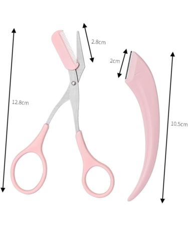 15-Piece Eyebrow Trimmer Kit for Women | Crescent Razor Scissors & Stainless Steel Tools | Perfect Shape & Precision | International Shipping - Buy Online on GoSupps.com