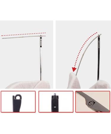 RiJpex Vintage Gray Eyeglass Legs & Ear Hook Holders - Metal Replacement Temples for Eyewear Repair - 1 Pair - Buy Online on GoSupps.com