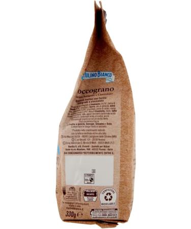  Italian Gourmet E.R. Mulino Bianco Cioccograno Set of 12 whole chocolate chip cookies 350 g + Italian Gourmet Pulp 400 g - Buy Online on GoSupps.com