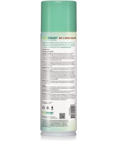 EcoSmart Natural Plant-Based Ant & Roach Killer - Peppermint & Rosemary Oil - 14oz Aerosol Spray (2 Pack) - Buy Online on GoSupps.com