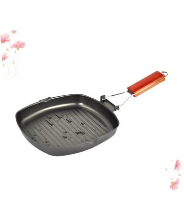 YOtat BBQ Grills Pancake Skillet Stove Burner Pans Nonstick Frying Pans BBQ Griddle Grilling Pan Grill Pancake Griddle Square Pot Chic Steak Frying Pan Fashion Frying Pan Bakeware Black Wok - Buy Online on GoSupps.com