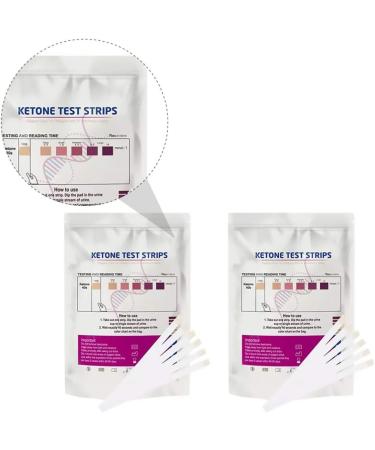 EXCEART 200pcs Ketone Testing Strips for Low Carb Ketogenic Diet - Urinalysis Tester for Accurate Ketosis Level Monitoring - Buy Online on GoSupps.com