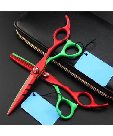 Hair Cutting Scissors 6 Inch Professional Hair Scissors Set Cutting Barber Haircut Scissor Thinning Shears Hairdressing Scissors