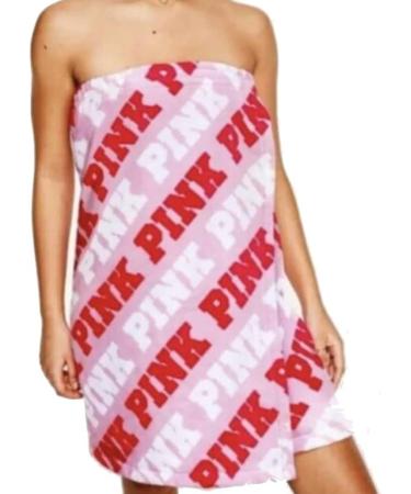 Victoria's Secret Pink Polka Dot Body Wrap Towel - Beach Cover Up - Buy Online on GoSupps.com
