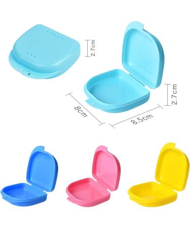 Y-Kelin Retainer Box - Light Blue + White | Partial Denture Container - Buy Online on GoSupps.com