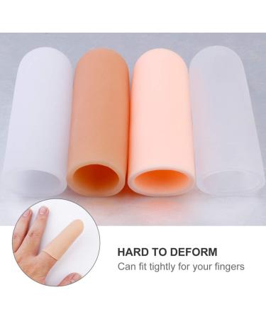 Buy 4 Pairs Finger Cots - Finger Sleeves & Thumb Protectors for Support | International Shipping Available - Buy Online on GoSupps.com