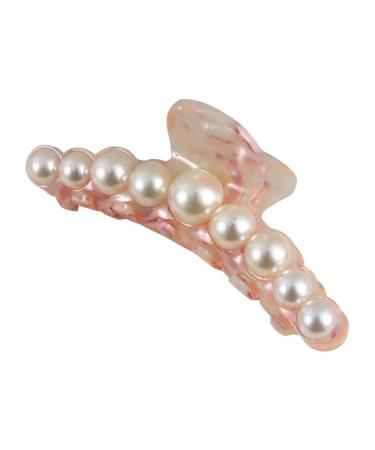 Hair Pearls Claw Clips - Non-slip Strong Hold Jaw Clips Cute Non-Slip Strong Hold For Styling Pearl Hair Accessories For Thick And Thin Hair