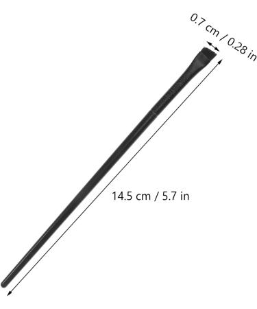 OHPHCALL 12Pcs eyeliner brush eye shadow brush angled eyebrow brush makeup eyeliner brush eyeliner 14.5x0.7x0.5cm Black - Buy Online on GoSupps.com