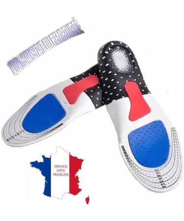 KWIM's France gel insert soles Gelsol work shoes running comf wonderful sport gel soles orthopedic insoles for women and men 35 - 40 EU