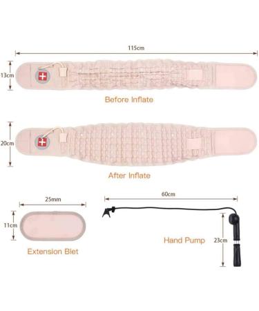 TMXKOOK Lumbal Traction Belt - Adjustable Back Support for Lower Back Pain Relief | Effective Spinal Decompression (Waist 29-49) - Buy Online on GoSupps.com