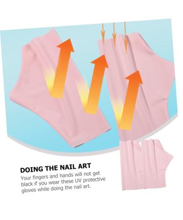 Beaupretty 5 Pairs Ice Silk Nail Gloves Manicure Gloves Outdoor Gloves Protective Gloves for Manicure Gloves for Gel Nails Nail Gel Anti-uv Gloves for Gel Nail Lamp Soft Miss Sleeve Nylon - Buy Online on GoSupps.com