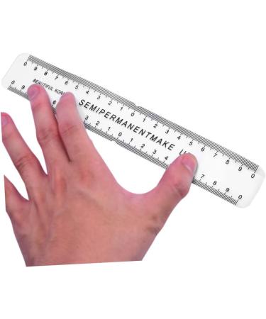 Ipetboom 2 Pcs Professional Eyebrow Ruler Eyebrow Guide Portable Eyebrow Ruler Template Standard Size Make up mediumx2pcs Blackx2pcs - Buy Online on GoSupps.com