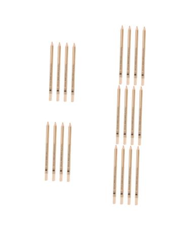 Healvian 20 Pcs Concealer Pen Concealer for Makeup Women Makeup Supplies Makeup Concealer White Wooden