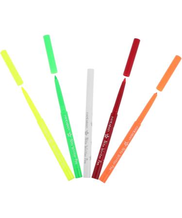 NOLITOY 10 Pcs Halloween Paint Pen Eyeliner Fluorescence Glow Eyeliner Pencil Fluorescence Eyeliner Plastic 12.00X0.80X0.80CMx2pcs Assorted Colorx2pcs - Buy Online on GoSupps.com