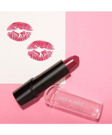 Wet n Wild Silk Finish Lipstick - Cherry Frost Red | Hydrating Lip Color with Rich, Buildable Coverage - Buy Online on GoSupps.com