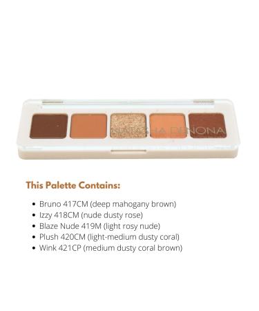 Shop Natasha Denona Mini Biba Eyeshadow Palette - Brown | International Shipping Available - Buy Online on GoSupps.com
