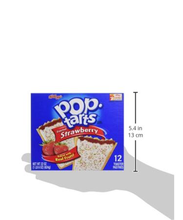 Kellogg's Pop-Tarts Frosted Strawberry Toaster Pastries - 12 Count: Fun Breakfast for Kids - Buy Online on GoSupps.com