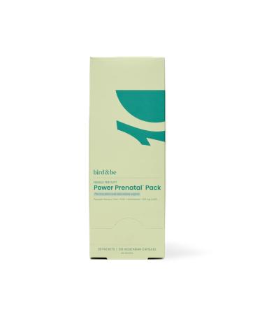 bird&be Female Fertility Power Prenatal Pack - Fertility Support with Algae Oil DHA (Omega-3) CoQ10 and N-Acetyl Cysteine - 30-Day Supply