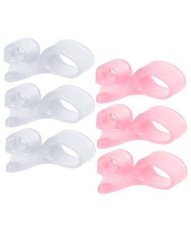 Splint Nail Art Tools 12pcs Double Hole Splitter para U as Hammer Pedicure Tools Big Separator Orthopedic Separator Thumb Valgus Thumb Correctors Foot Adjuster Manicure Tools As Shown 5.6x2cm