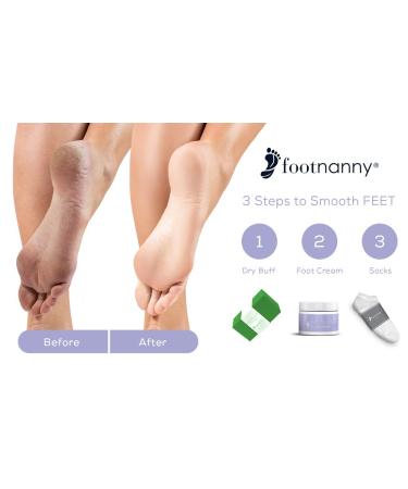Footnanny Unscented Foot Cream - Soothes Cracked Heels and Dead Skin with Invigorating Formula - Buy Online on GoSupps.com