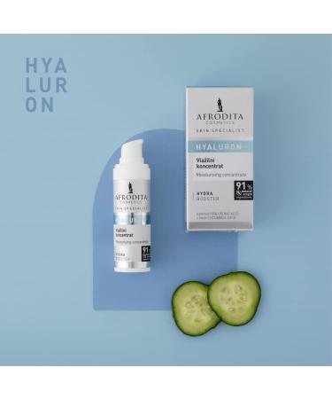  Afrodita Cosmetics SKIN SPECIALIST Hyaluron Moisturizing Concentrate 30ml for Dehydrated Skin for All Skin Types 91% Natural Ingredients 0% Paraffin Silicone & Dyes - Buy Online on GoSupps.com